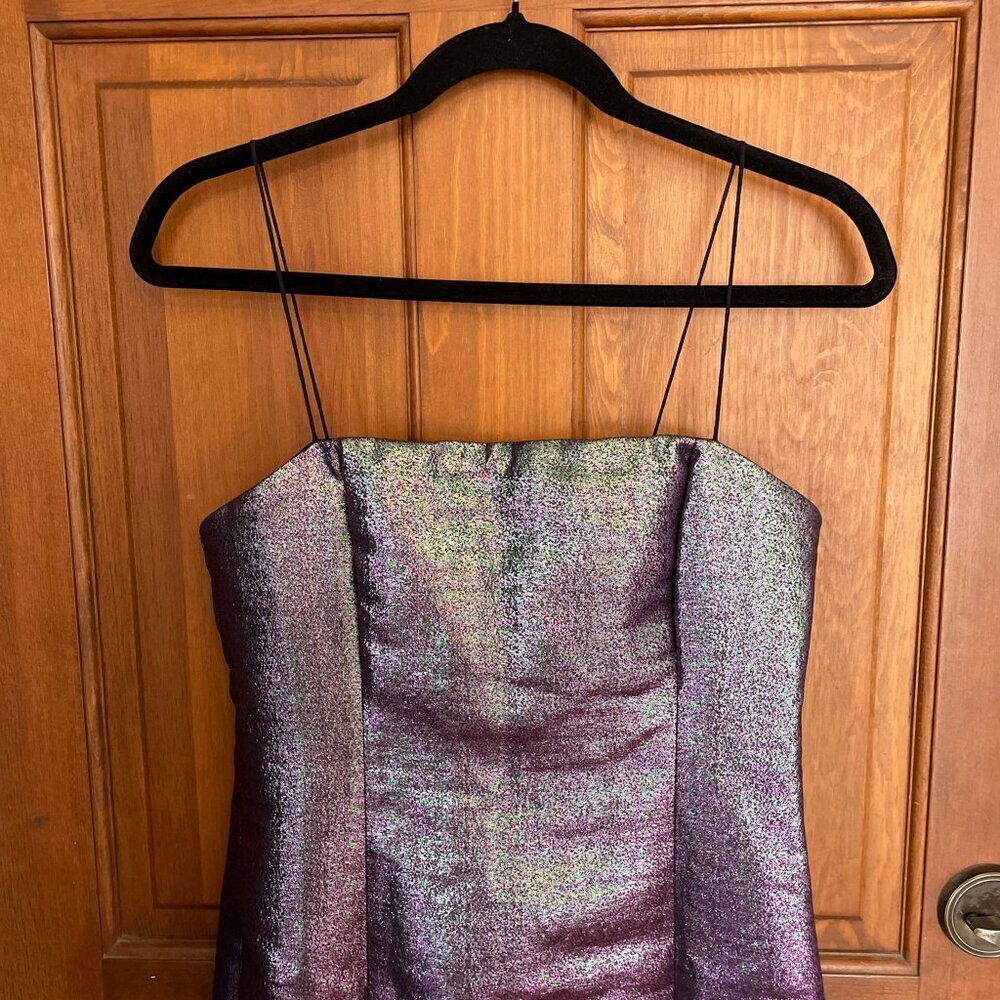 LIKELY Hayley Multicolor Metallic Mini Dress SZ 6 Prom - Picture 4 of 7